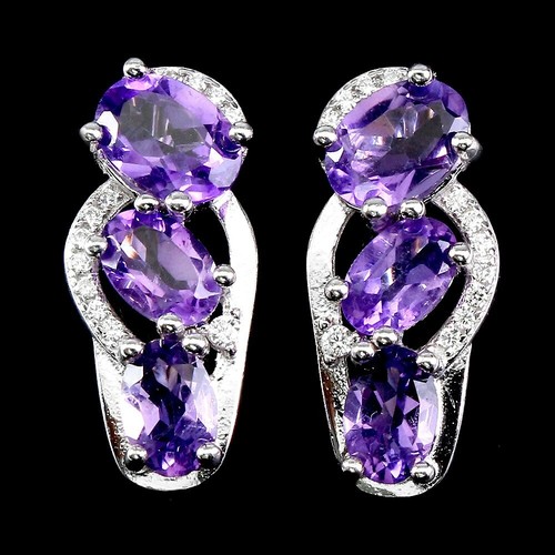 Amethyst ohrringe 925 - amethyst,