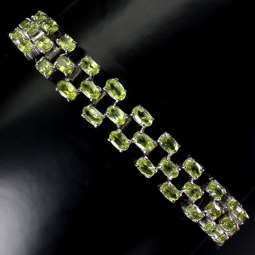 Peridot armband 925 - peridot,