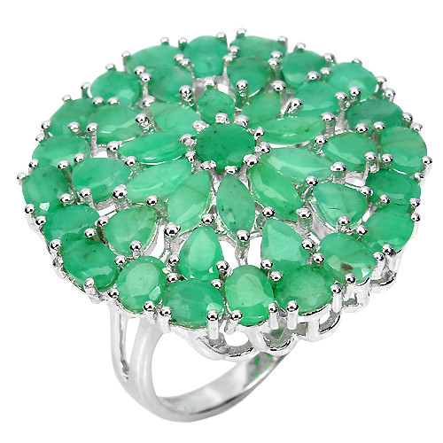 Smaragd ring 925 silber - ring,