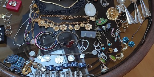 Modeschmuck konvolut silber - modeschmuck,