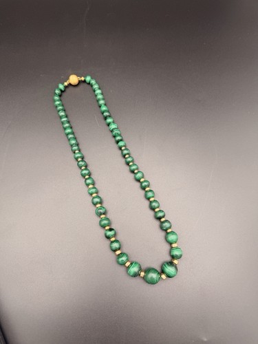 585 gold malachit kette - gold,