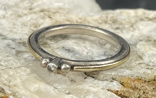 925 silber und 585 gold - silber,