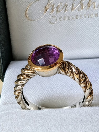 Gold 585 925 silber ring - 585, &