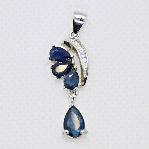 Tropfen saphir cubic zirkonia - tropfen,