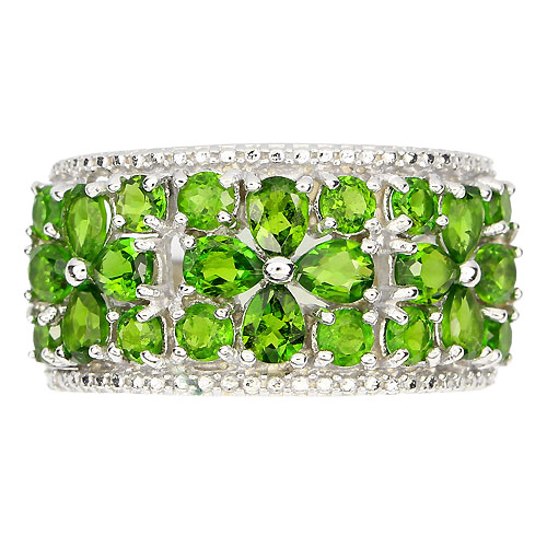 Ring chromdiopsid 925 silber - ring,