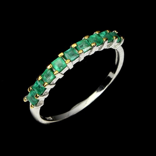 Smaragd kolumbien ring - smaragd,