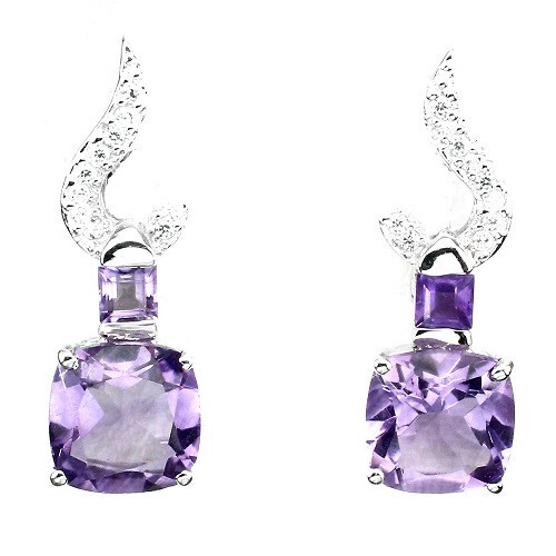 Amethyst ohrringe 925 - amethyst,