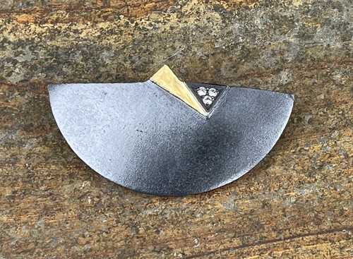 Vintage 925 silberbrosche mit - vintage,