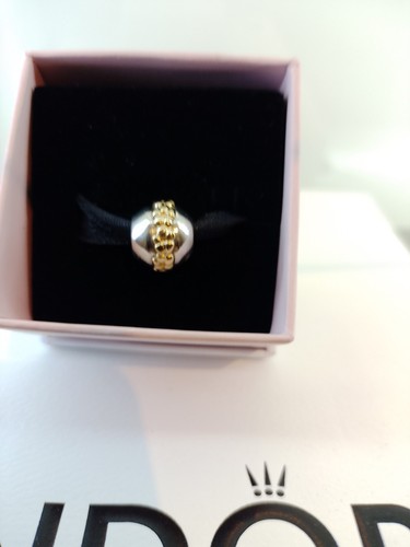 Pandora charm saturn - charm, flower