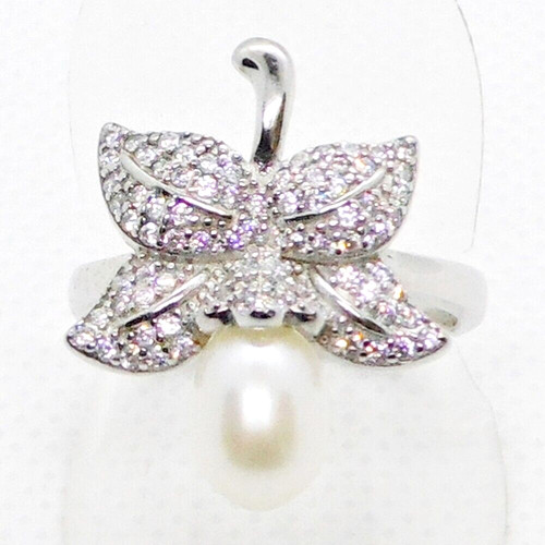 Zuchtperle ring blüte - zuchtperle,