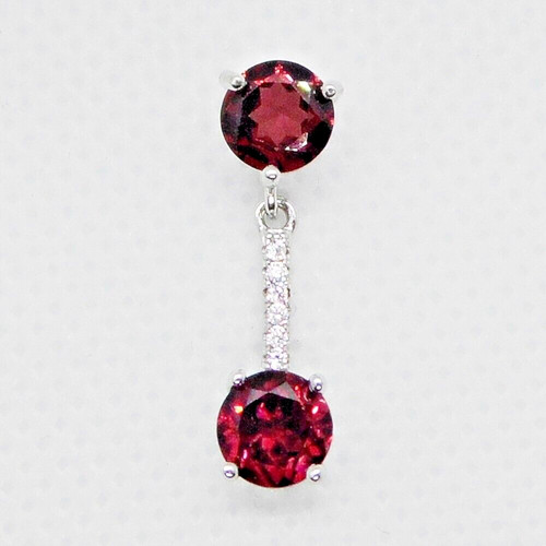 Roter granat cubic zirkonia - granat,