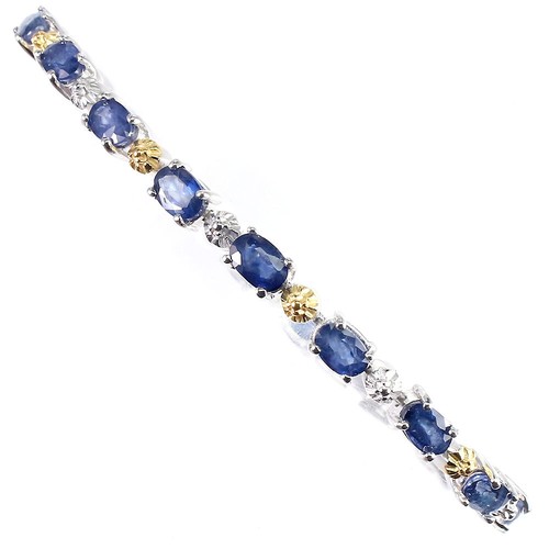 Saphir armband 925 silber - 925,