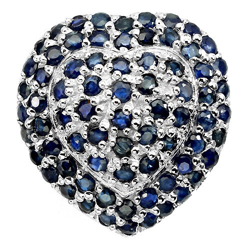 Ring herz saphir - saphir, 925
