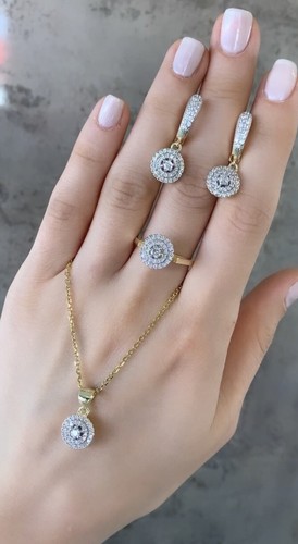 Diamanten ohrringe ring - diamanten,