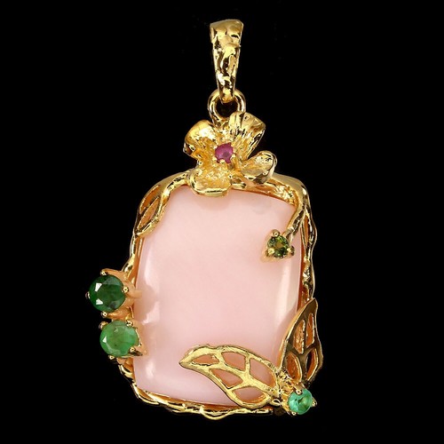 Handarbeit opal smaragd rubin - opal,