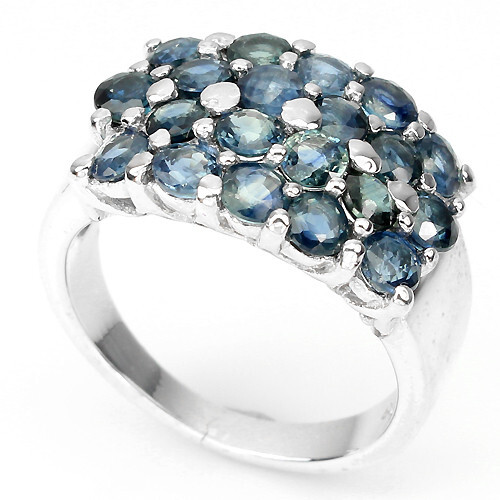 Ring saphir 925 silber - silber, 585