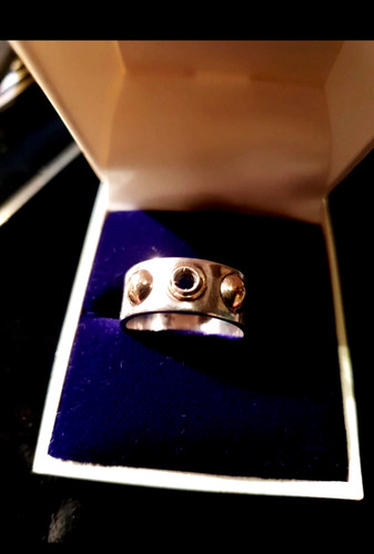 Silber925 gold585 ring größe - silber925/gold585,