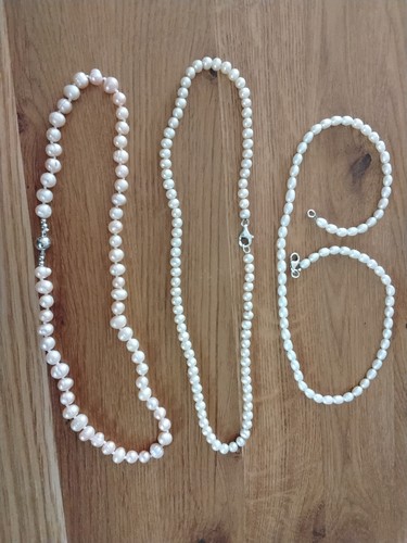 Perlenketten 925er - , 2x